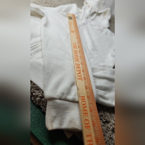 Girls White Zip-Up Hoodie Sweatshirt For Kids - Art Class - XL (14) - Picture 11 of 11